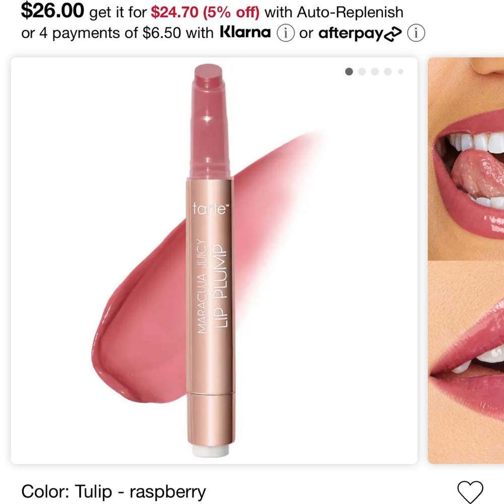 Tarte Maracuja Juicy Lip Plump - Rasberry